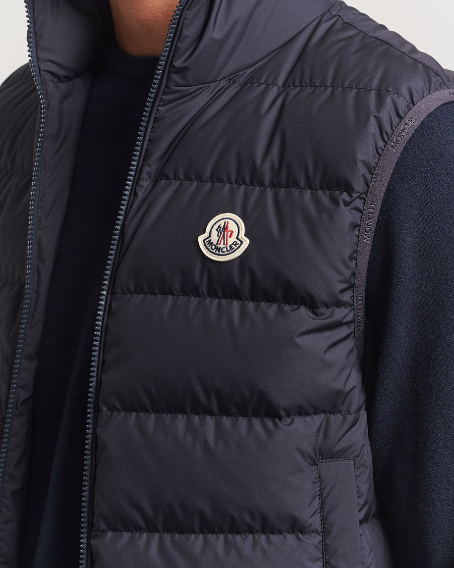 Heren | Gilets | Moncler | Contrin Down Vest Navy