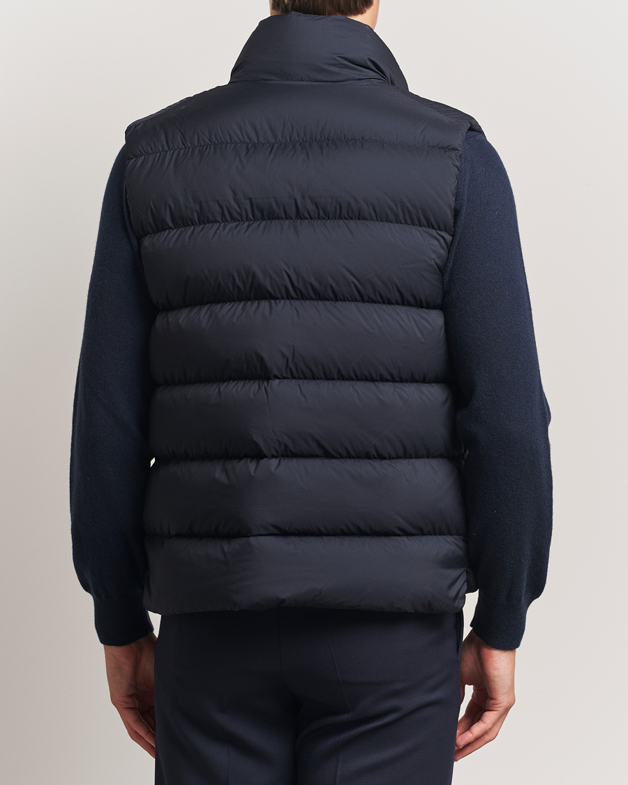 Heren | Gilets | Moncler | Tibb Matte Down Vest Navy