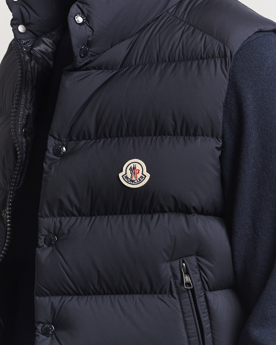 Heren | Gilets | Moncler | Tibb Matte Down Vest Navy