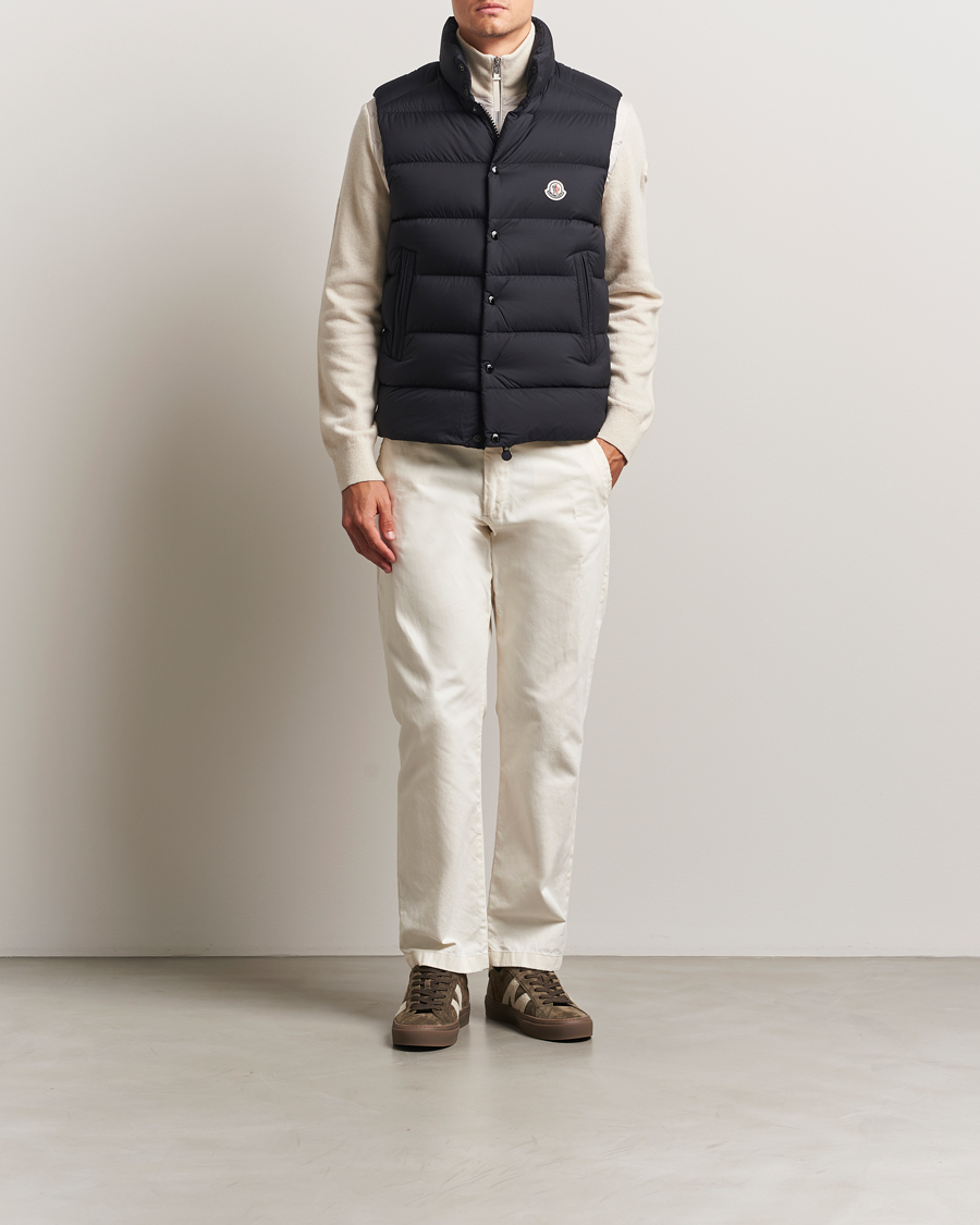 Heren | Gilets | Moncler | Tibb Matte Down Vest Black
