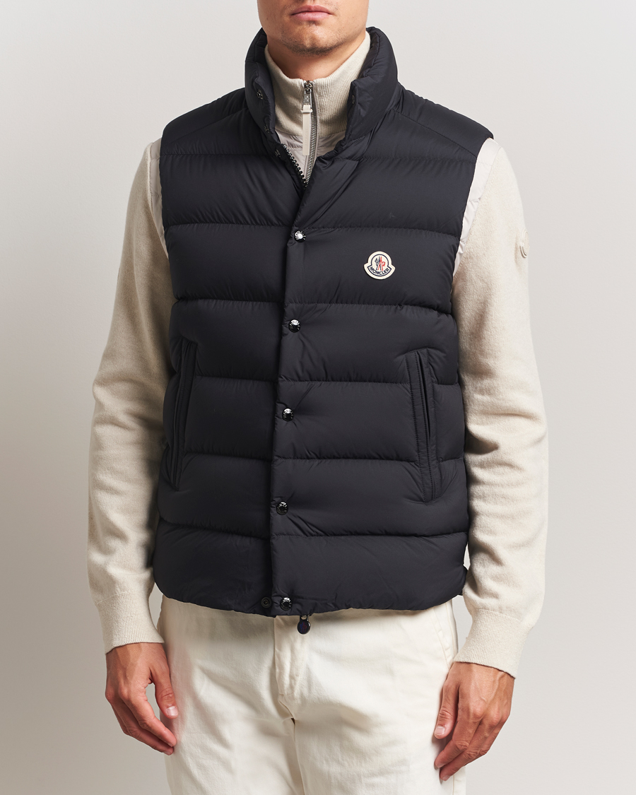 Heren | Gilets | Moncler | Tibb Matte Down Vest Black