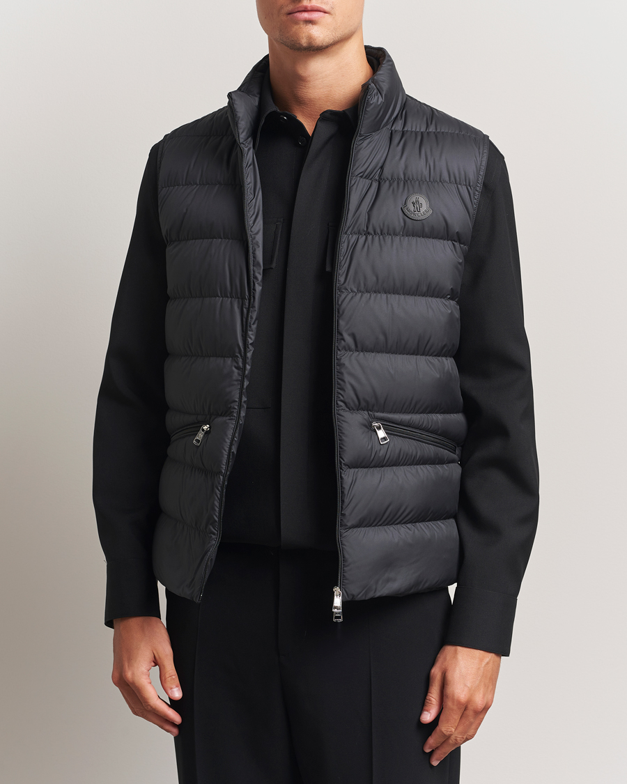 Heren | Gilets | Moncler | Treompan Down Vest Black