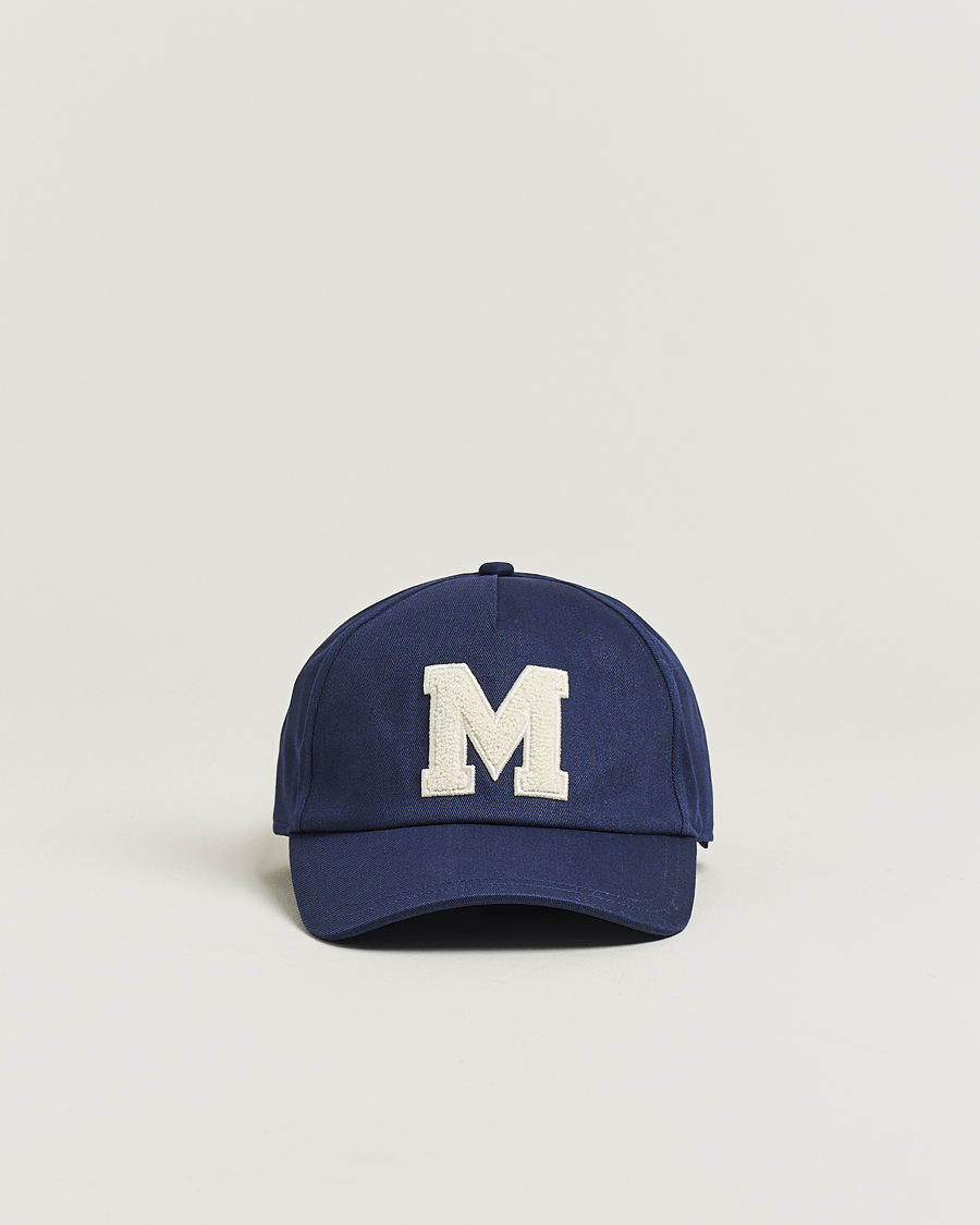 Heren | Hoeden en petten | Moncler | Archive Logo Baseball Cap Navy