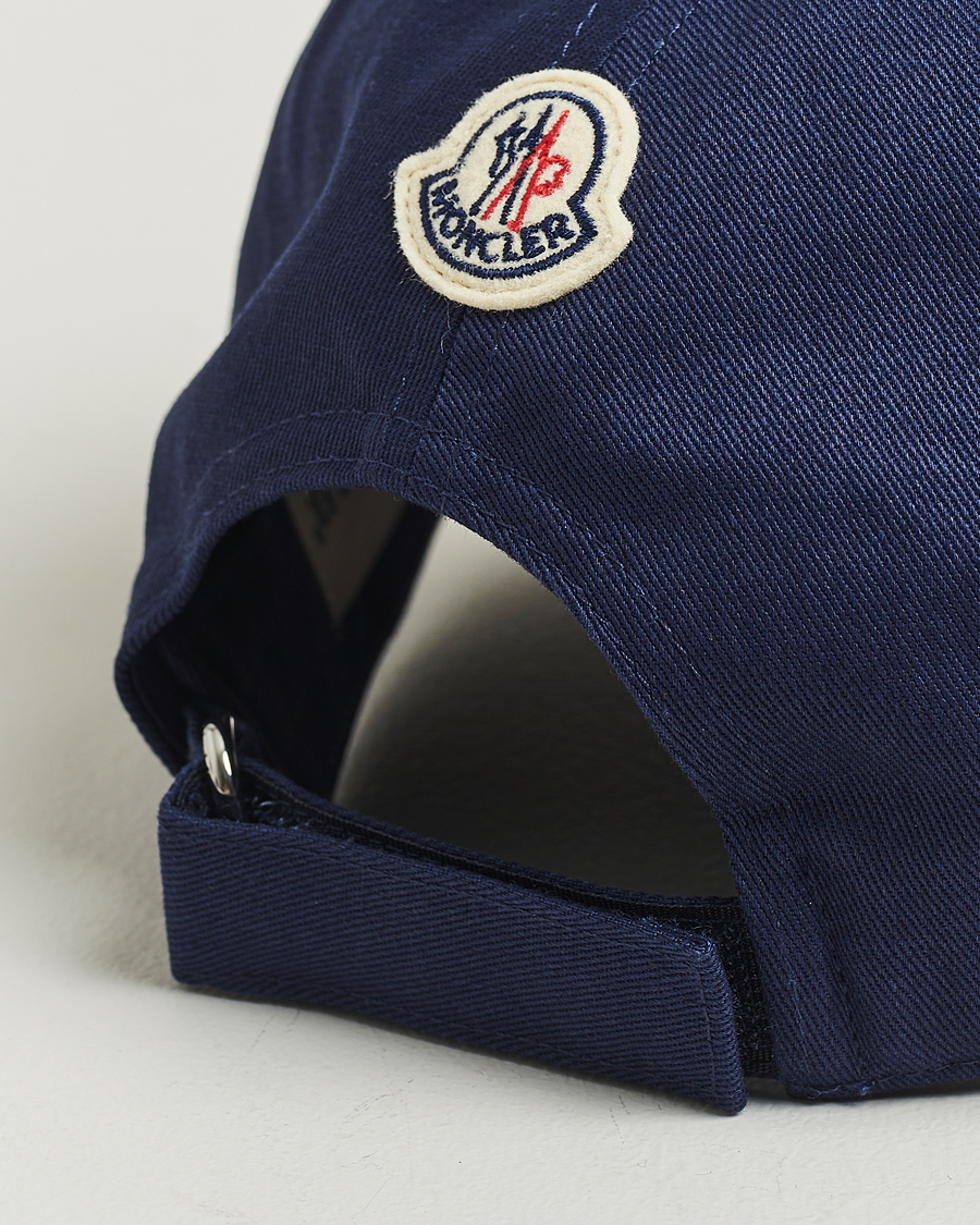 Heren | Hoeden en petten | Moncler | Archive Logo Baseball Cap Navy