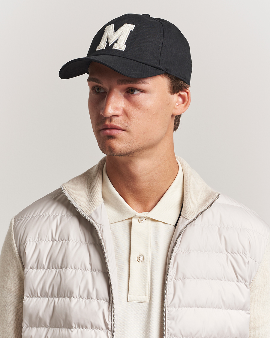 Heren | Hoeden en petten | Moncler | Archive Logo Baseball Cap Black