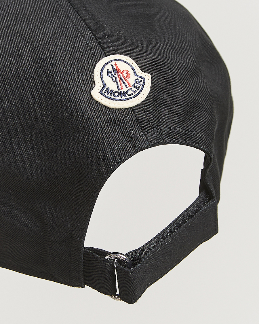 Heren | Hoeden en petten | Moncler | Archive Logo Baseball Cap Black