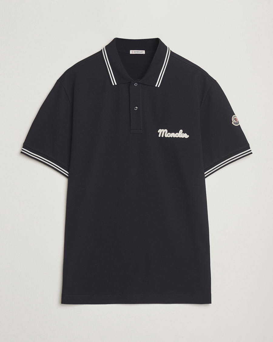 Heren | Polo's | Moncler | Vintage Logo Polo Navy