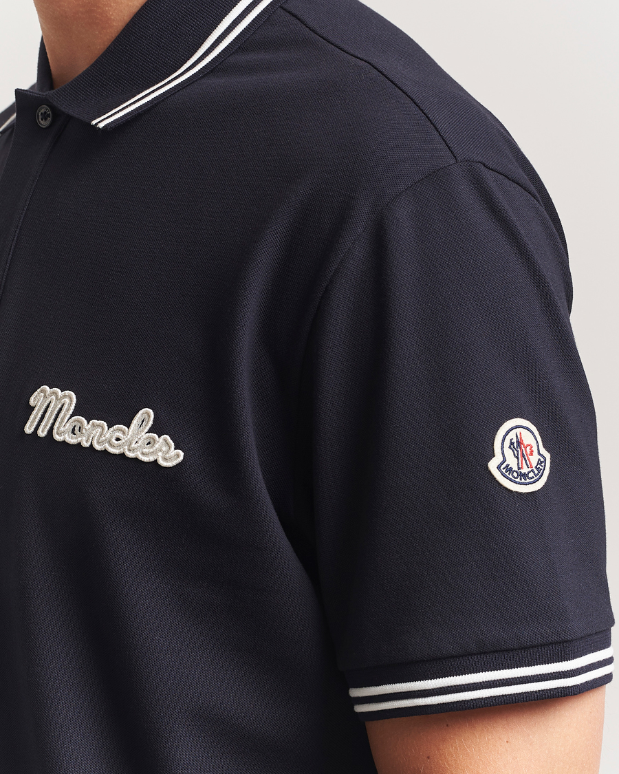 Heren | Polo's | Moncler | Vintage Logo Polo Navy