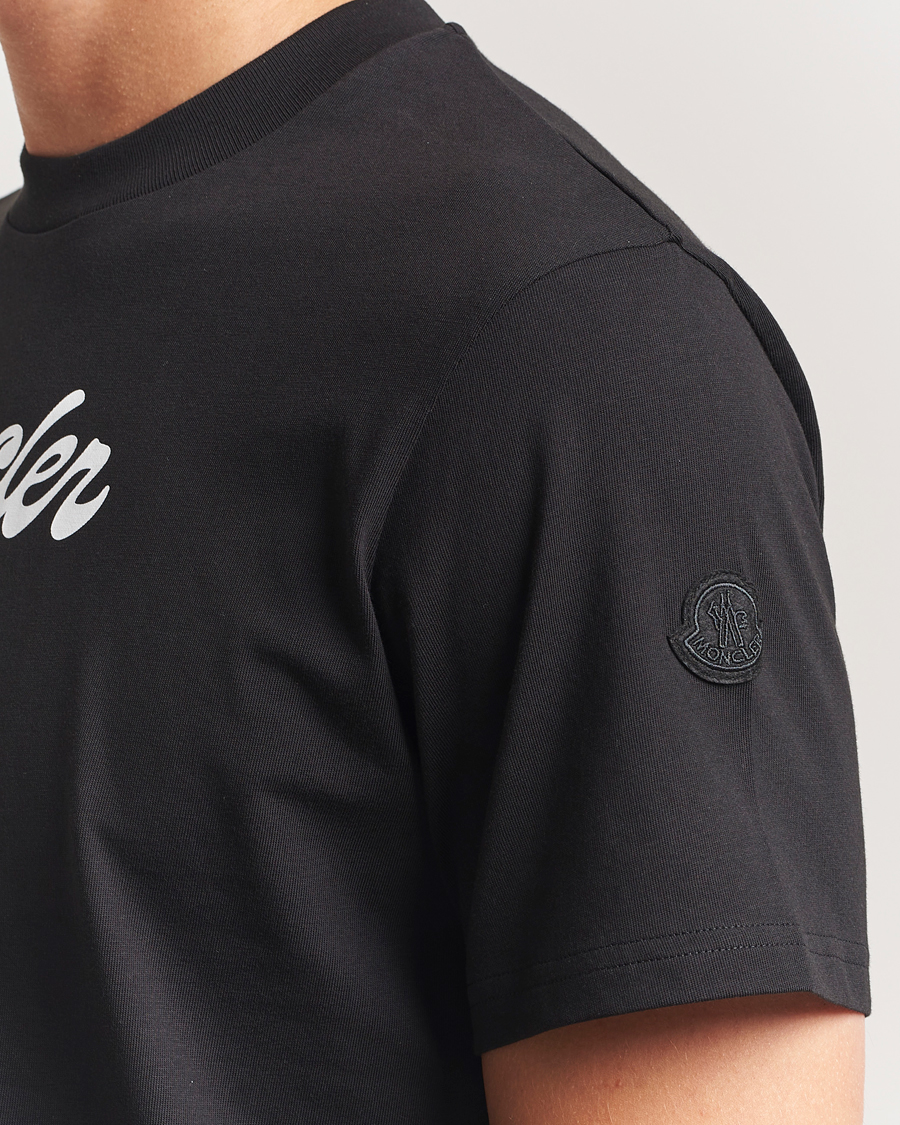 Heren | T-shirts | Moncler | Printed T-Shirt Black