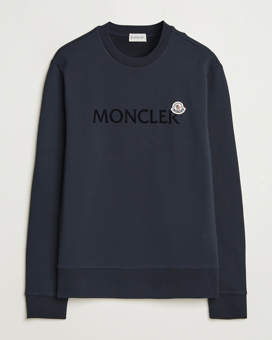 Heren | Truien | Moncler | Lettering Logo Sweatshirt Navy