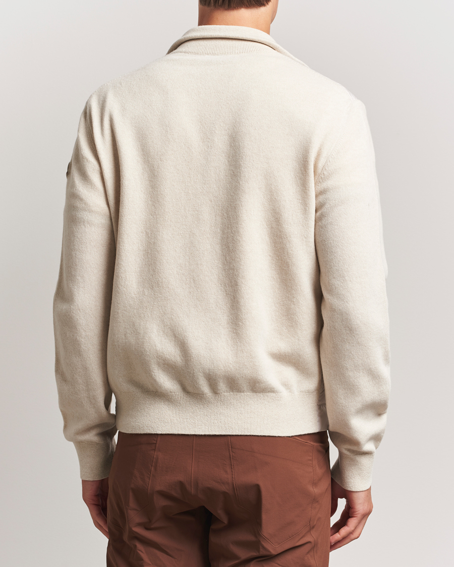 Heren | Truien | Moncler | Full Zip Padded Cardigan Off White