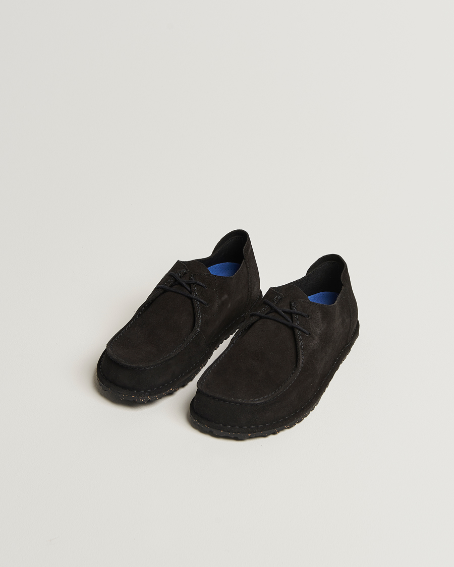 Heren | Instappers | BIRKENSTOCK | Utti Lace Suede Loafer Black