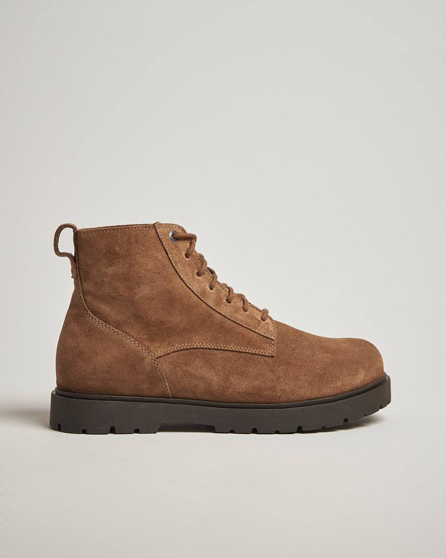 Heren | Laarzen | BIRKENSTOCK | Highwood Suede Lace Boot Dark Tea