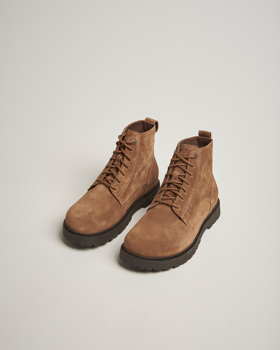 Heren | Laarzen | BIRKENSTOCK | Highwood Suede Lace Boot Dark Tea