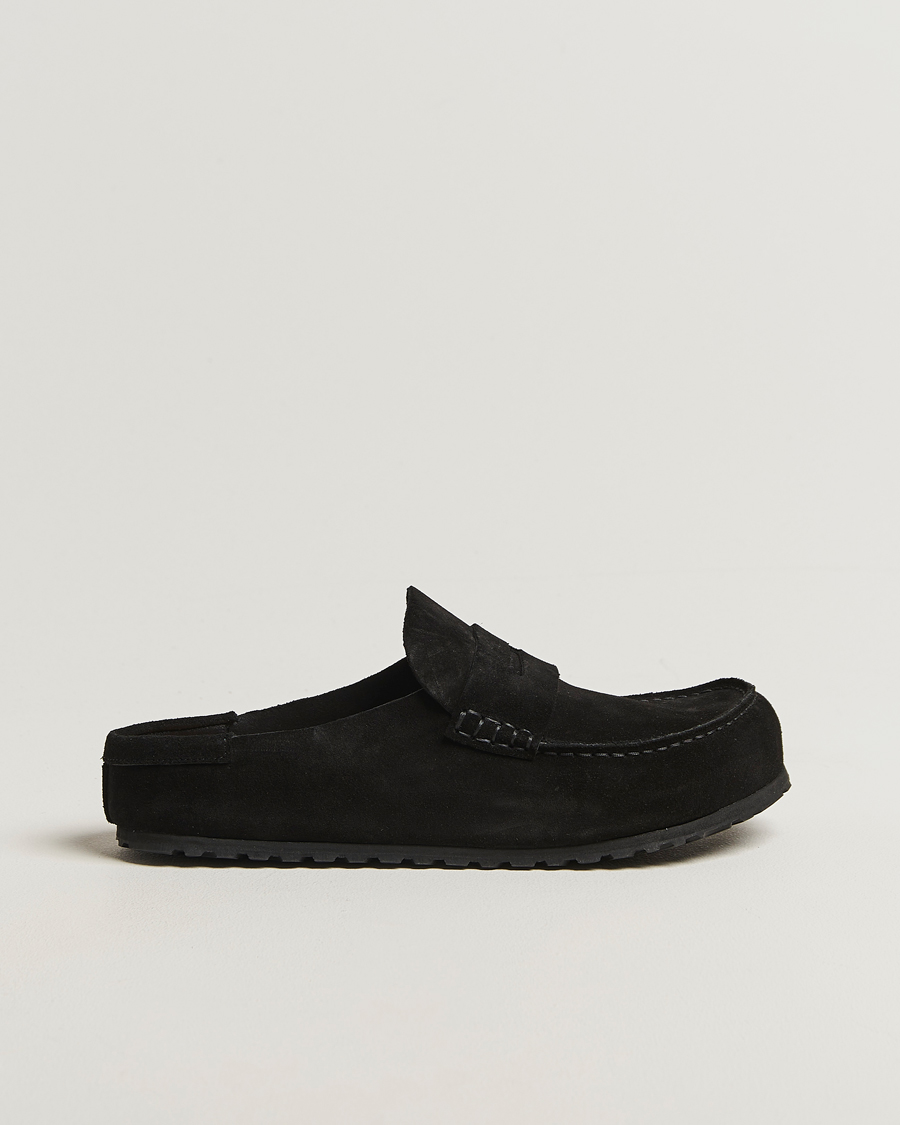 Heren | Sandalen slides | BIRKENSTOCK | Naples Black Suede