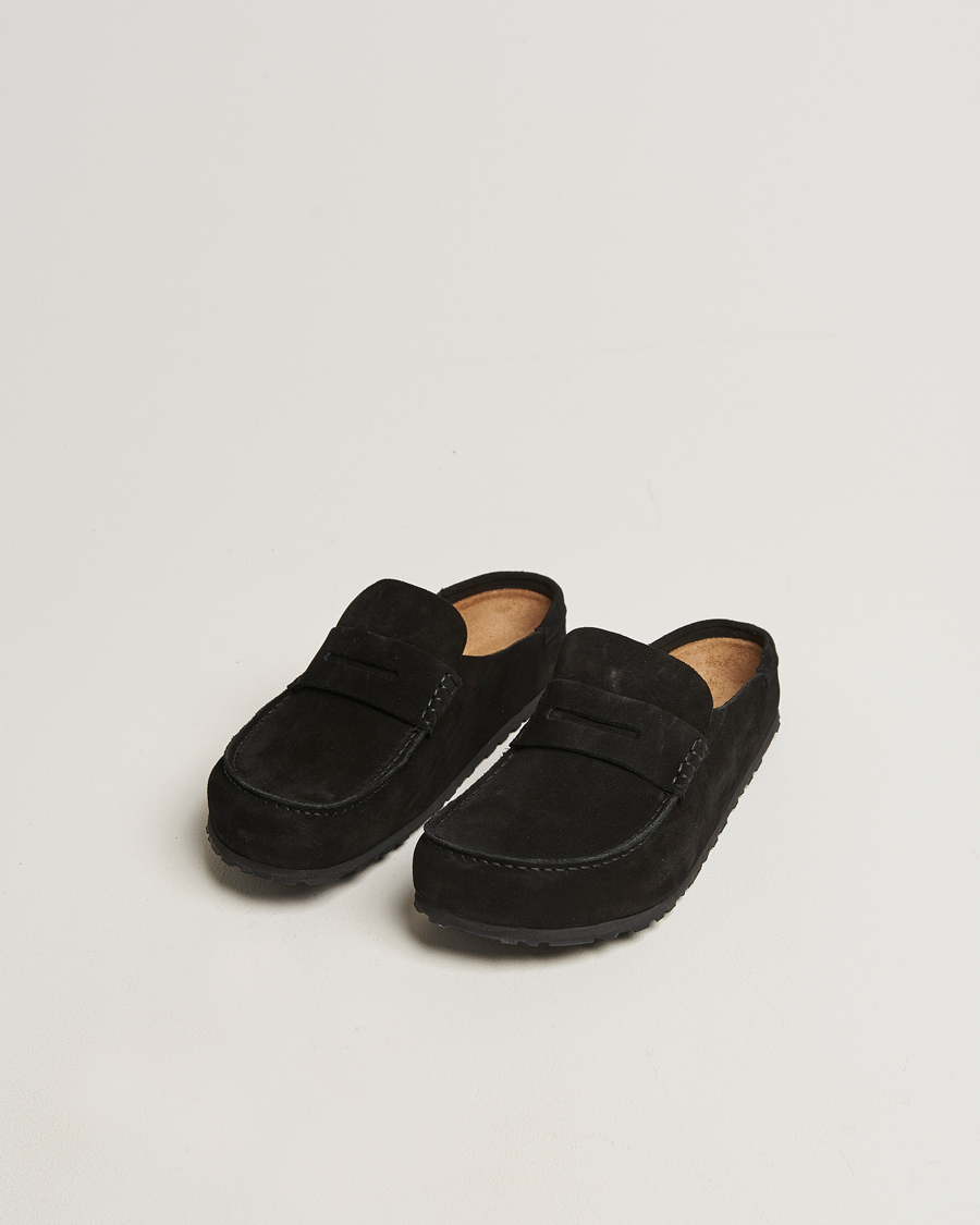 Heren | Sandalen slides | BIRKENSTOCK | Naples Black Suede