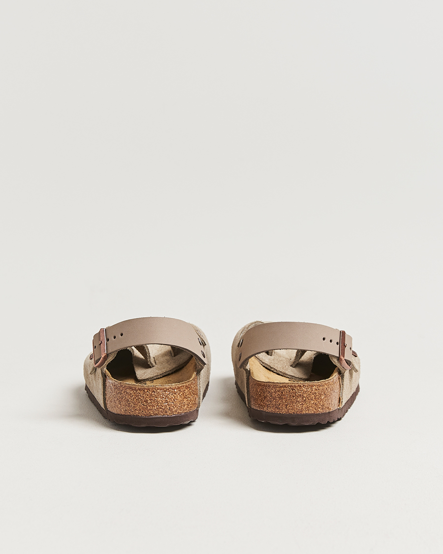 Heren | Sandalen slides | BIRKENSTOCK | Tokio Classic Footbed Taupe Suede