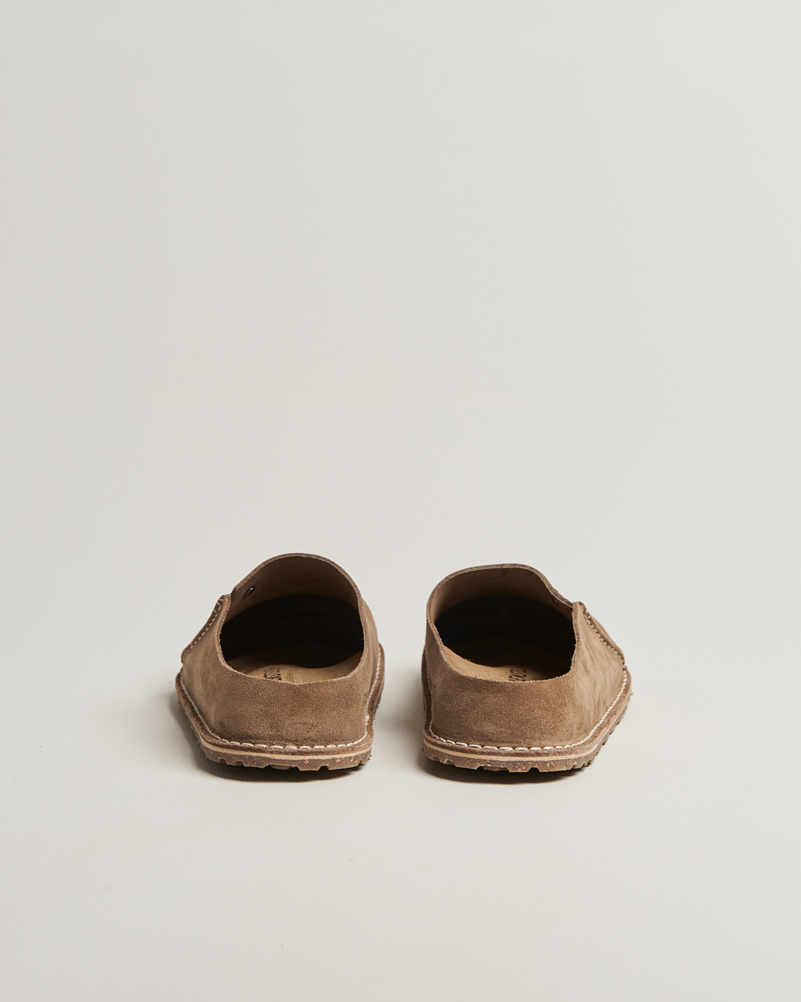 Heren | Sandalen slides | BIRKENSTOCK | Zermatt Premium Gray Taupe Suede