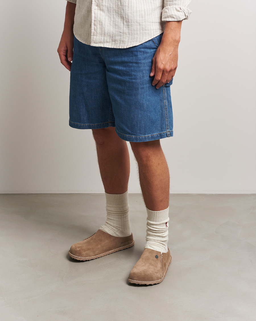 Heren | Sandalen slides | BIRKENSTOCK | Zermatt Premium Gray Taupe Suede
