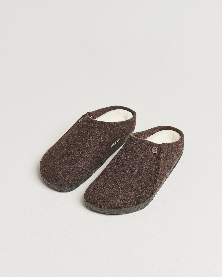 Heren | Sandalen slides | BIRKENSTOCK | Zermatt Shearling Wool Felt Mocca
