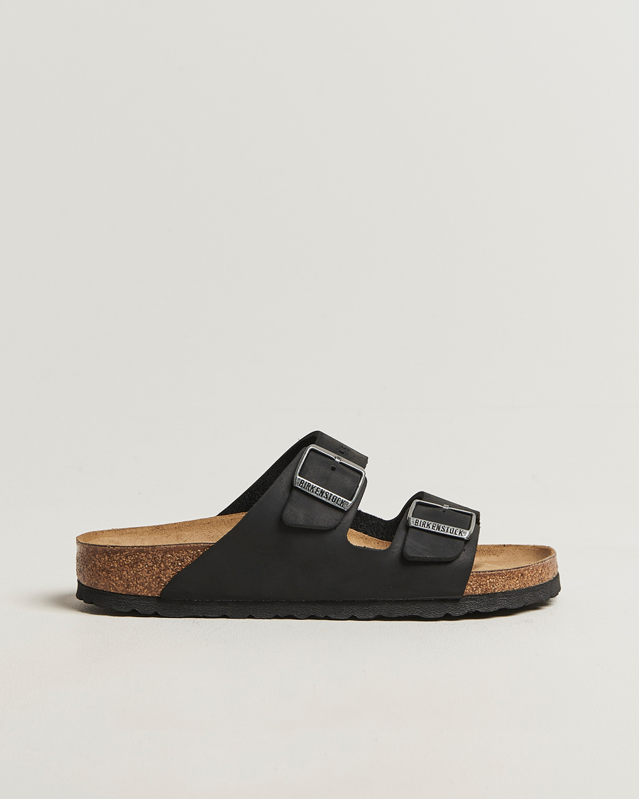Heren | Sandalen slides | BIRKENSTOCK | Woman Arizona Classic Footbed Black Oiled Leather
