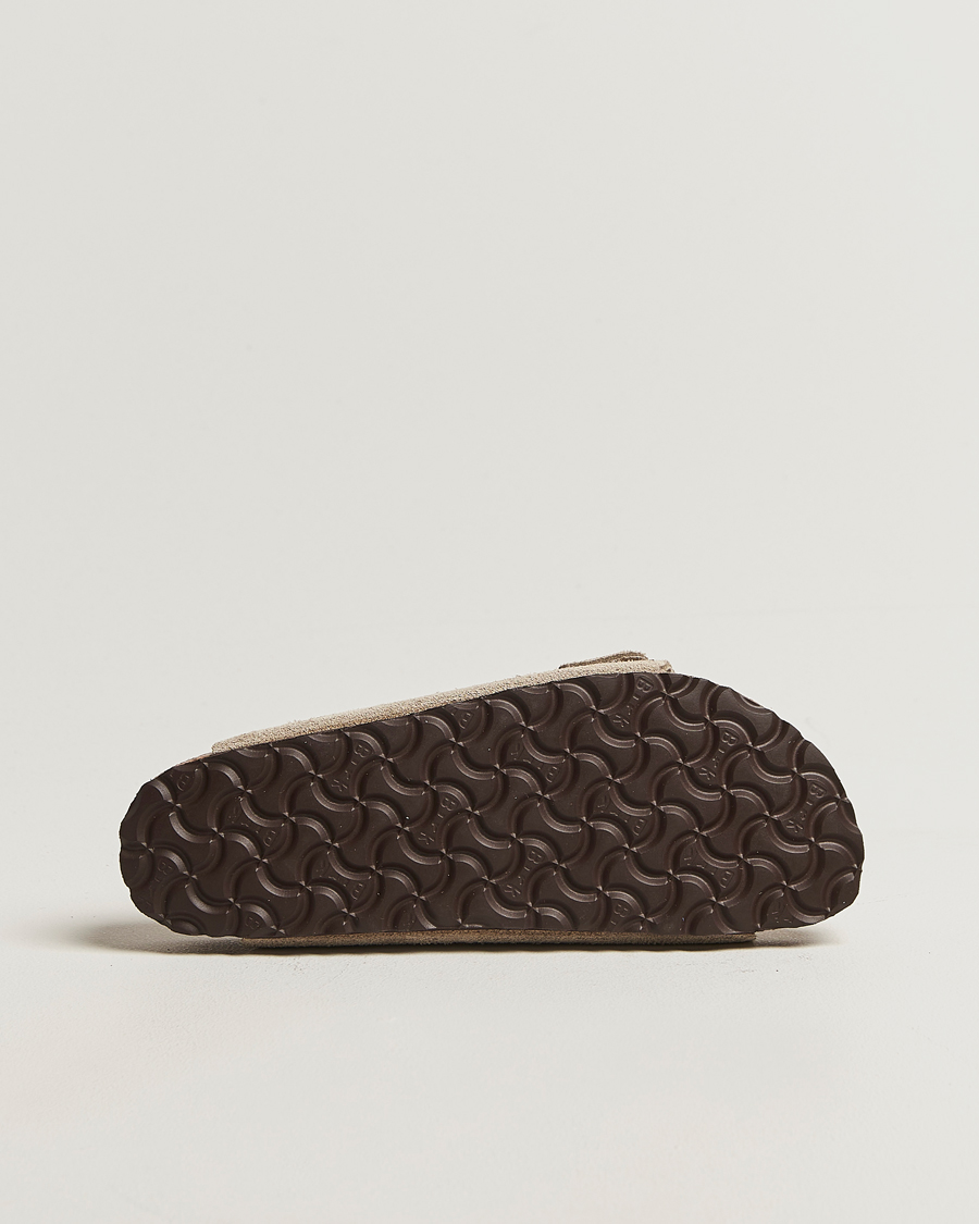Heren | Sandalen slides | BIRKENSTOCK | Woman Arizona Soft Footbed Taupe Suede