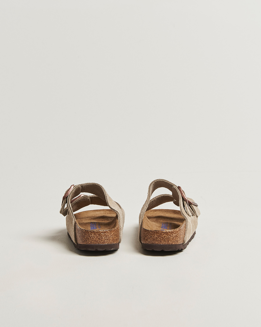 Heren | Sandalen slides | BIRKENSTOCK | Woman Arizona Soft Footbed Taupe Suede