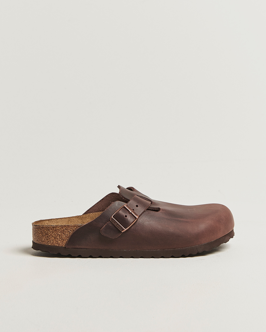 Heren | Sandalen slides | BIRKENSTOCK | Woman Boston Classic Footbed Habana Oiled Leather