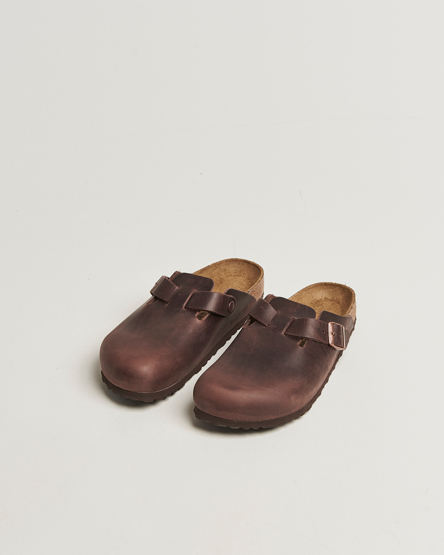 Heren | Sandalen slides | BIRKENSTOCK | Woman Boston Classic Footbed Habana Oiled Leather