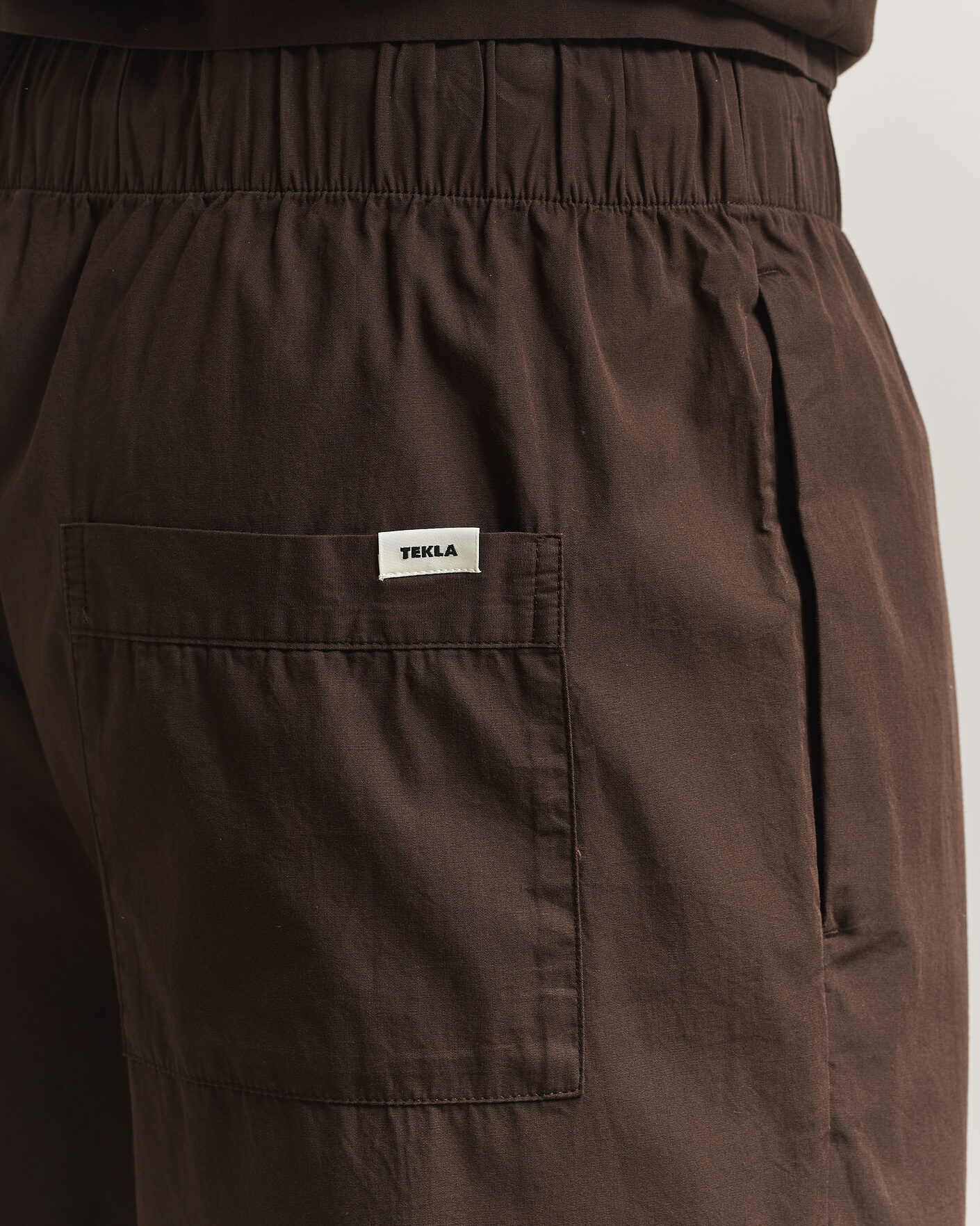 Heren | Pyjama's en gewaden | Tekla | Poplin Pyjama Pants Coffee