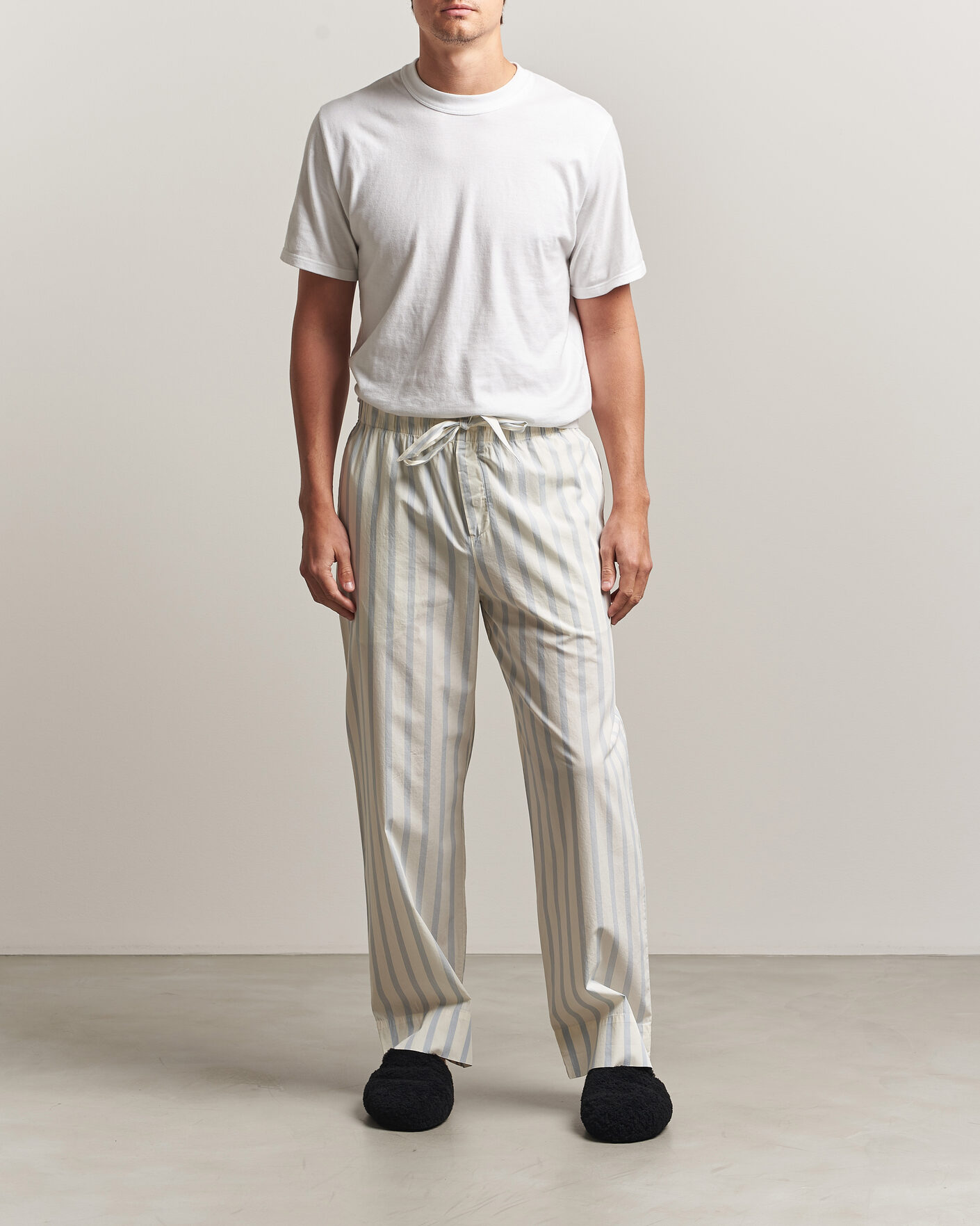 Heren | Pyjama's en gewaden | Tekla | Poplin Pyjama Pants Needle Stripes