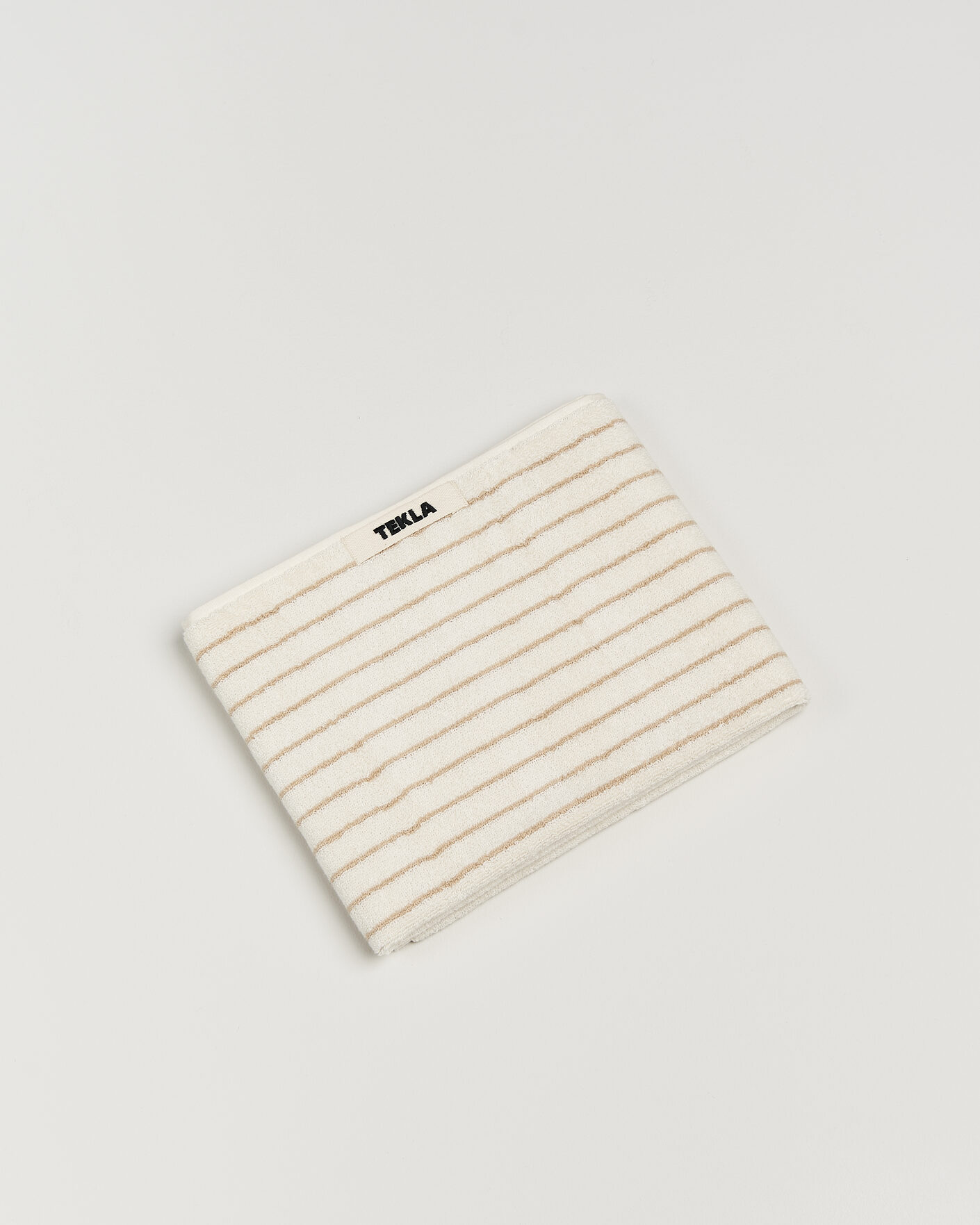 Heren | Stoffen | Tekla | Organic Terry Hand Towel Sienna Stripes
