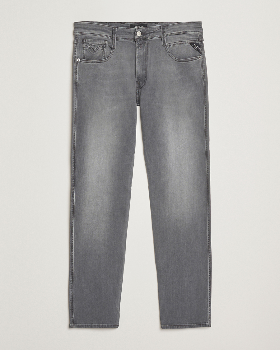 Heren | Jeans | Replay | Anbass Powerstretch Jeans Grey