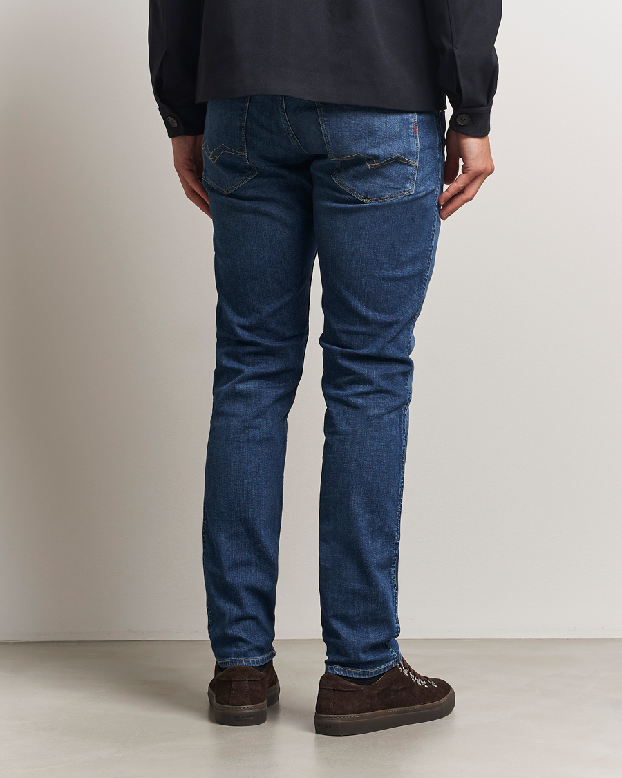 Heren | Jeans | Replay | Anbass Super Stretch Bio Jeans Medium Blue