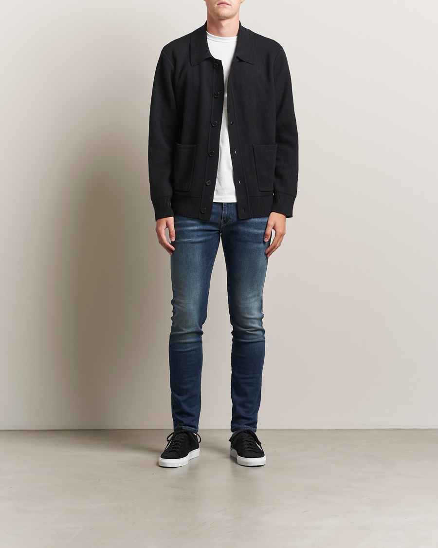 Heren | Jeans | Replay | Anbass Hyperflex Dust Jeans Dark Blue