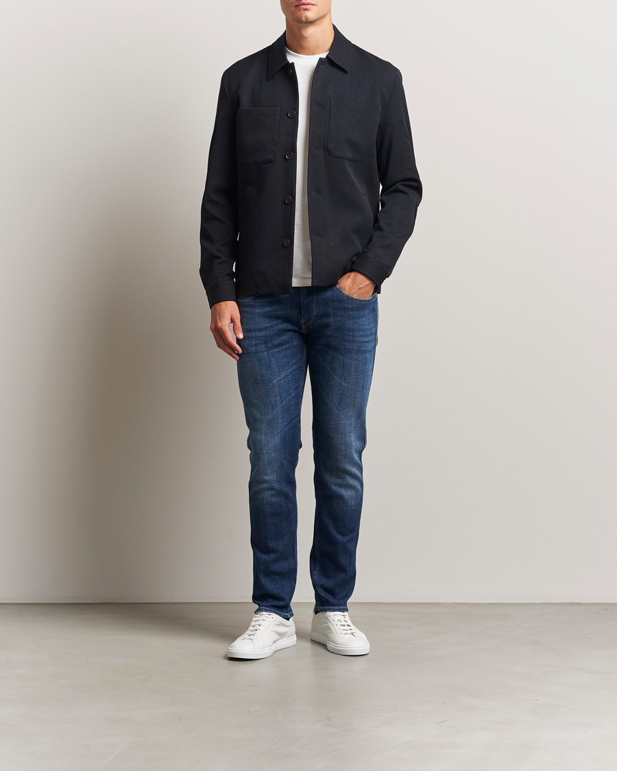 Heren | Jeans | Replay | Anbass 5 Years Wash Jeans Dark Blue