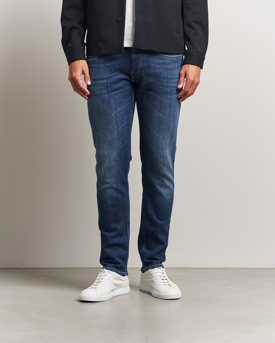 Heren | Jeans | Replay | Anbass 5 Years Wash Jeans Dark Blue