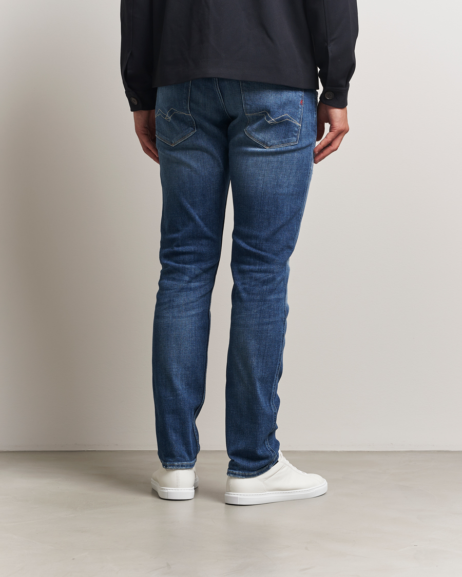 Heren | Jeans | Replay | Anbass 10 Years Wash Jeans Medium Blue