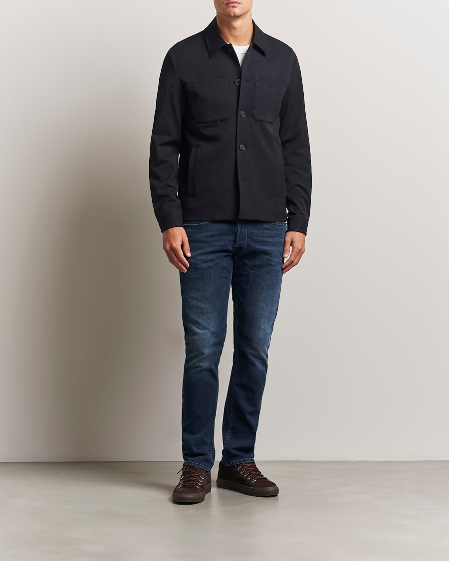 Heren | Jeans | Replay | Grover Super Stretch Bio Jeans Blue Black