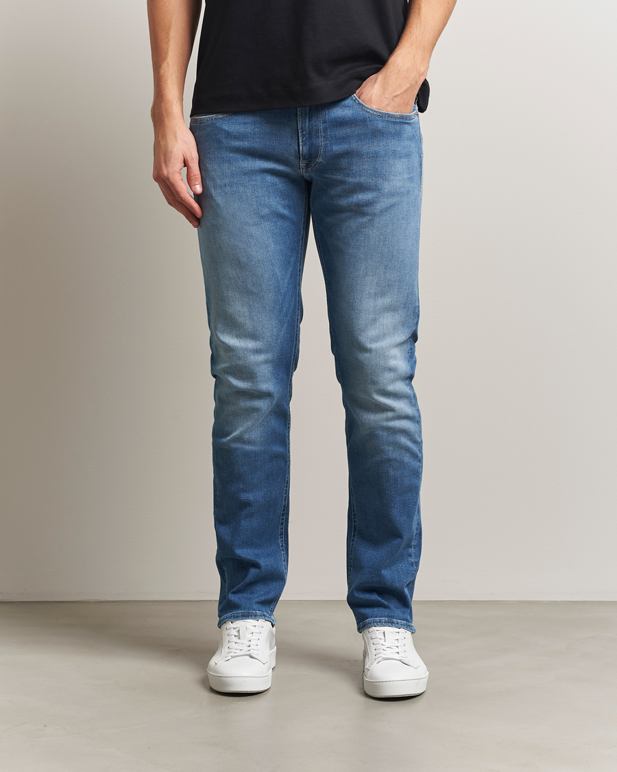 Heren | Jeans | Replay | Grover Hyperflex Original Jeans Medium Blue