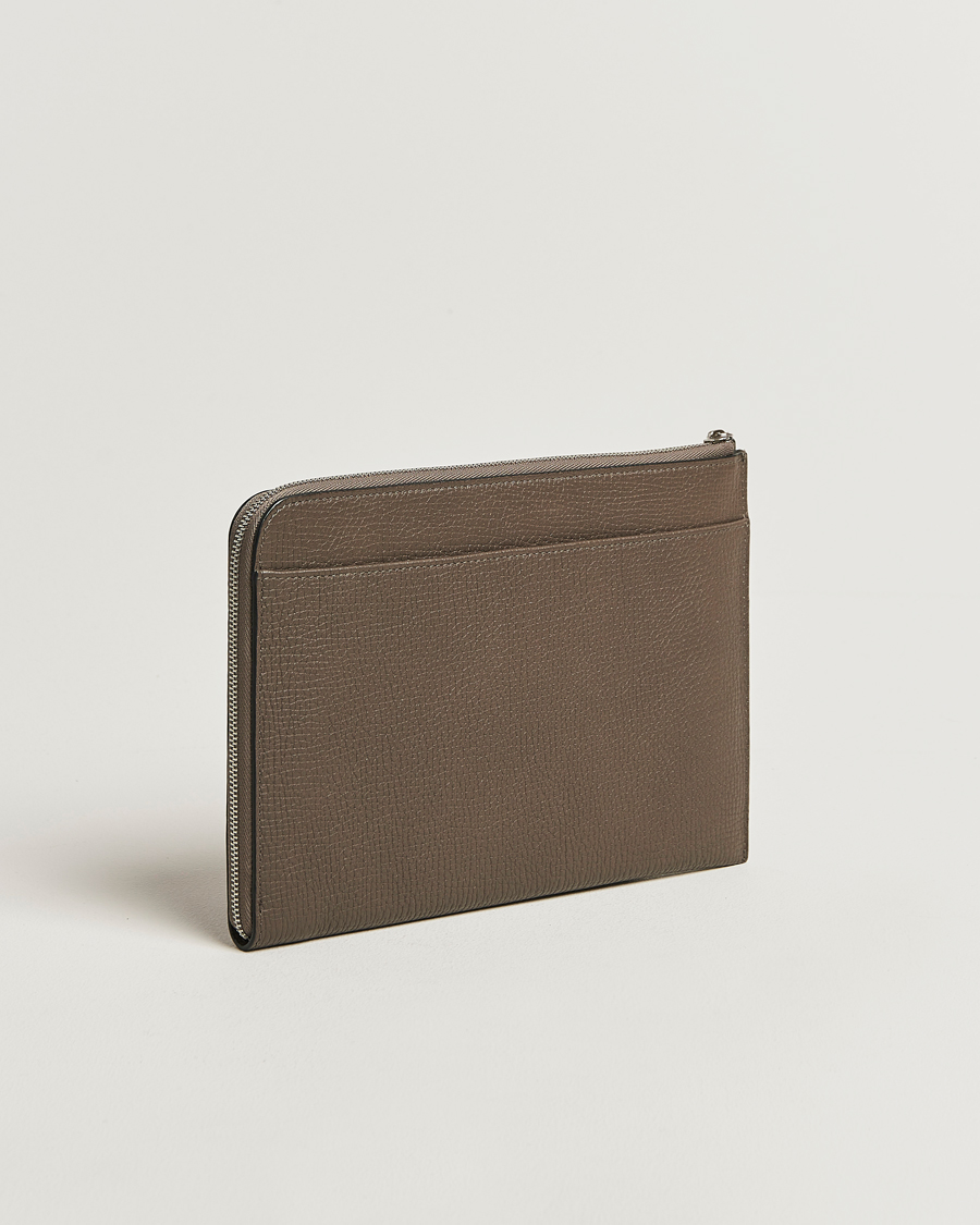 Heren | Tassen | Smythson | Ludlow Flat Organiser Pouch Dark Taupe