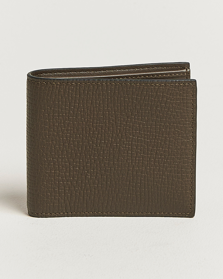 Heren | Portemonnees | Smythson | Ludlow 6 Card Wallet Dark Olive