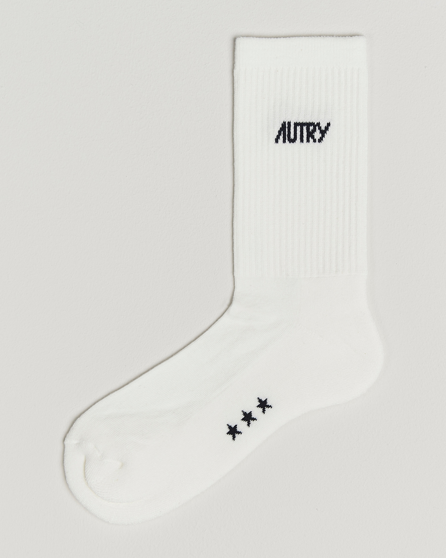 Heren | Ondergoed | Autry | Logo Socks White