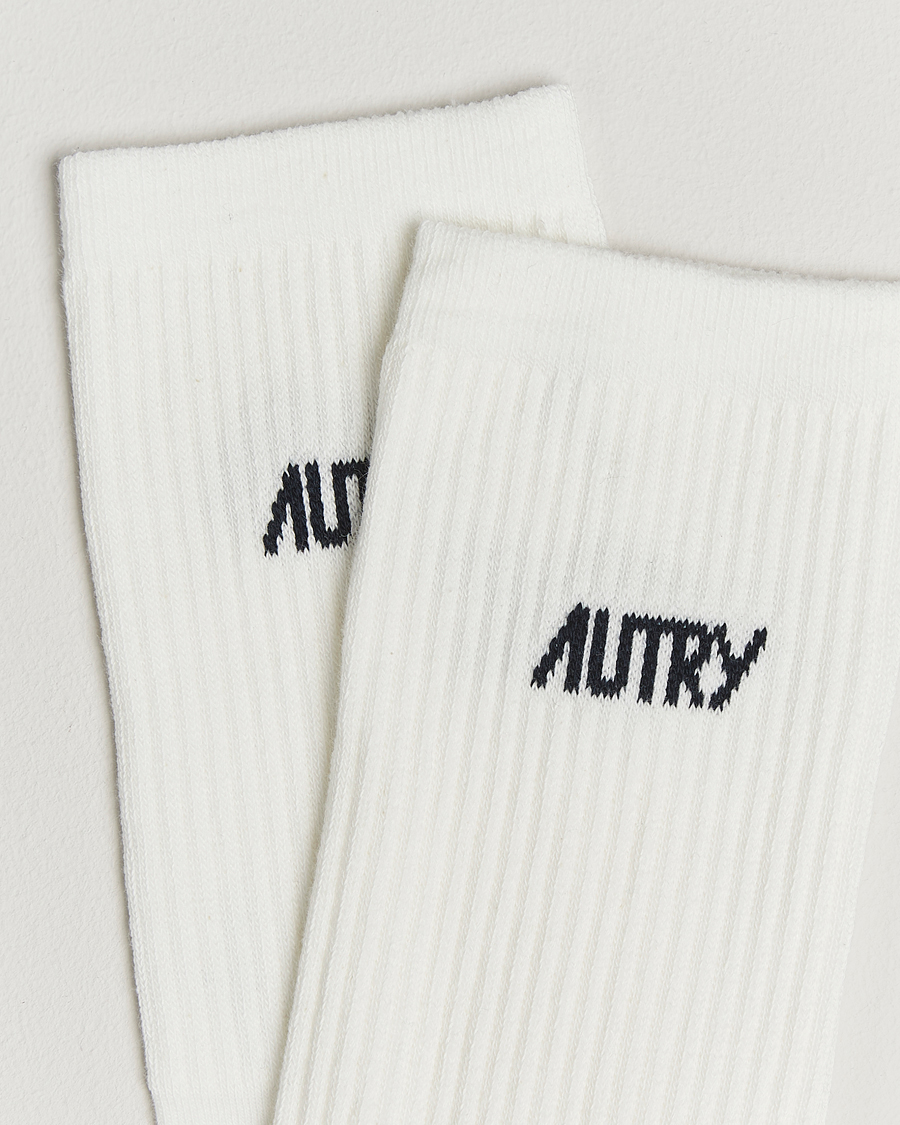 Heren | Ondergoed | Autry | Logo Socks White