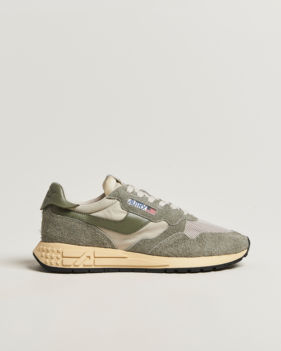 Heren | Sneakers | Autry | Reelwind Running Sneaker Grey/Green