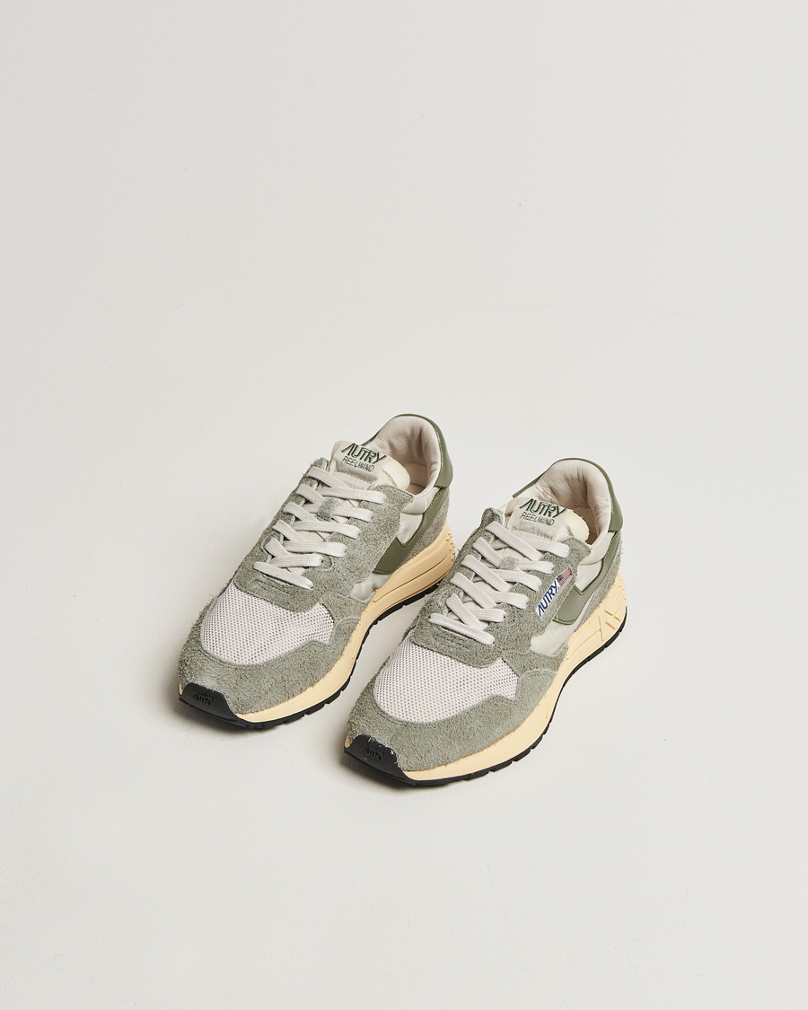 Heren | Sneakers | Autry | Reelwind Running Sneaker Grey/Green