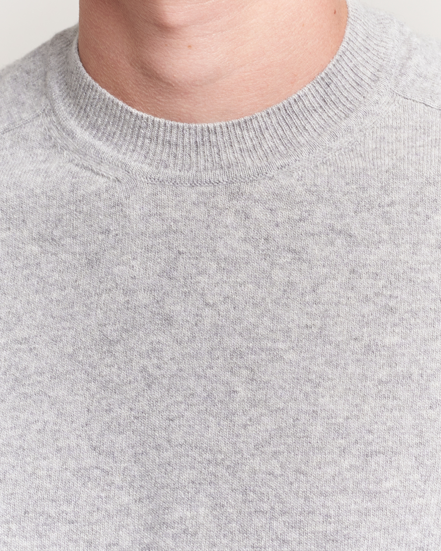 Heren | Truien | Altea | Wool/Cashmere Crew Neck Pullover Light Grey