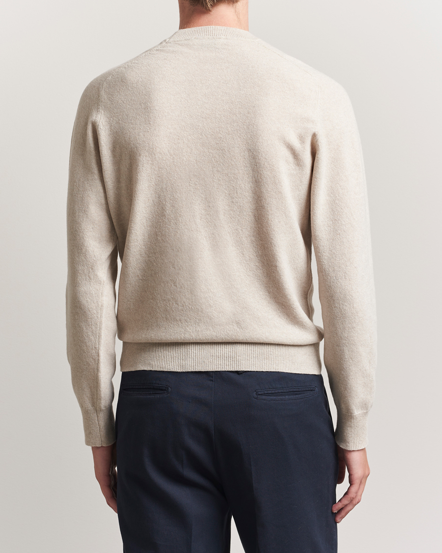 Heren | Truien | Altea | Wool/Cashmere Crew Neck Pullover Beige