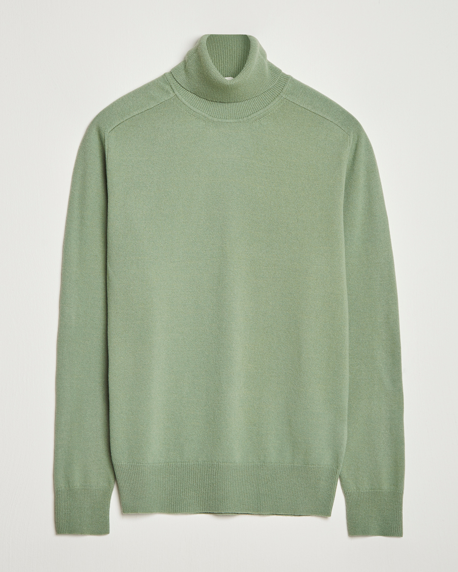 Heren | Truien | Altea | Wool/Cashmere Rollneck Green