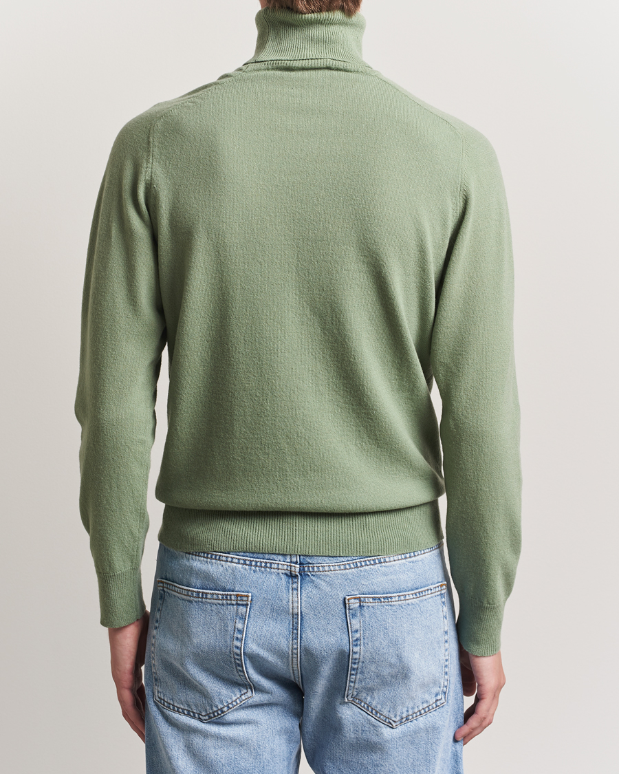 Heren | Truien | Altea | Wool/Cashmere Rollneck Green